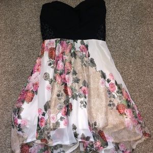 Short floral dress